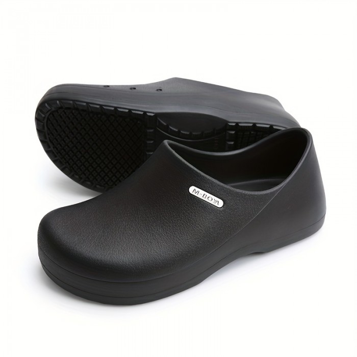 Men's Trendy Lace Free Slide Sandals With Double Adjustable Buckle Straps, Casual Walking Shoes With Straps