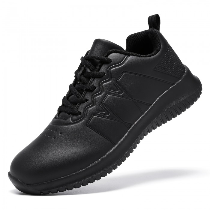 Men's Chef Shoes Sneakers Food Service Restaurant Shoes, Slip Resistant Oil Resistant Shoes For Kitchen, Work Shoes