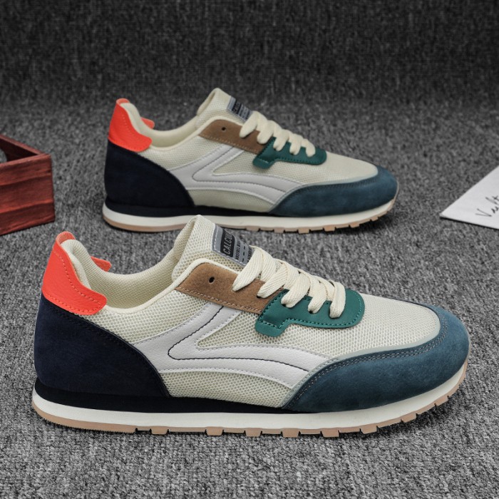 Men's Lace-up Mesh Casual Walking Shoes