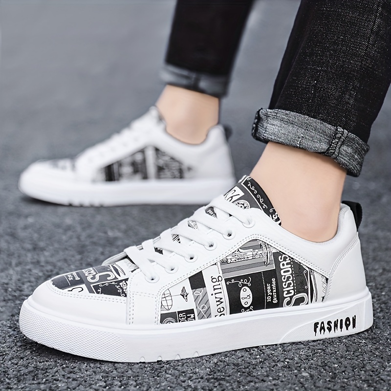 mens trendy high top lace up sneakers casual outdoor walking shoes details 12