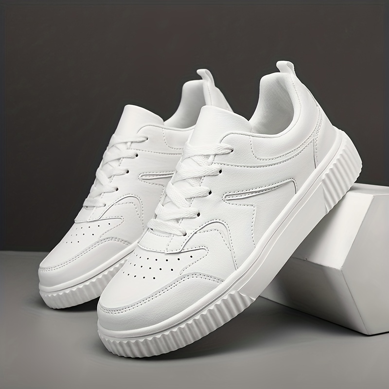 mens skate shoes with good grip lace up sneakers mens footwear details 1