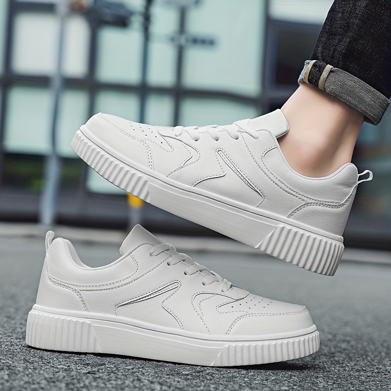 mens skate shoes with good grip lace up sneakers mens footwear details 6