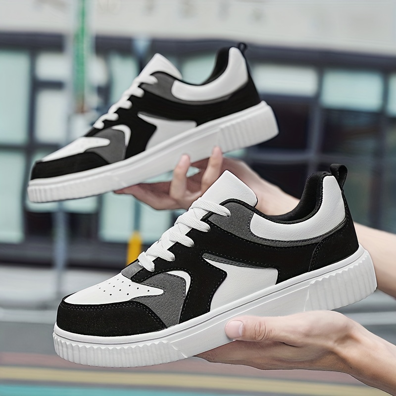 mens skate shoes with good grip lace up sneakers mens footwear details 8