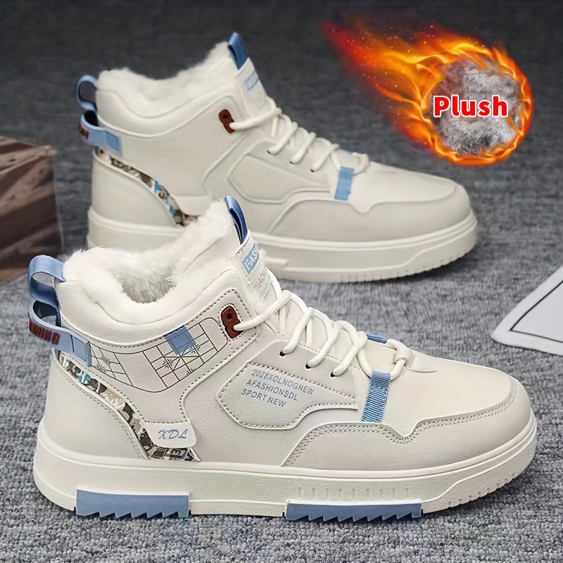 patchwork design skate shoes, mens patchwork design skate shoes with good grip breathable lace up sneakers details 9