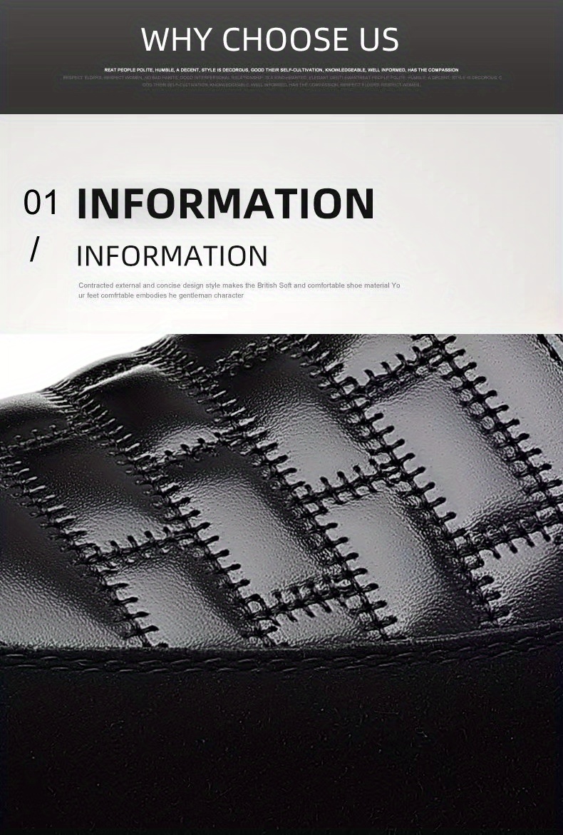 mens plaid derby shoes wear resistant non slip dress shoes for wedding business details 2