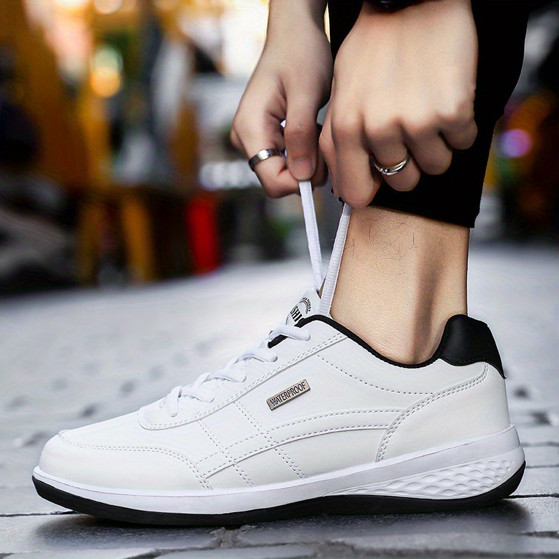 mens running shoes lace up sneakers athletic shoes shock absorbing and breathable details 0