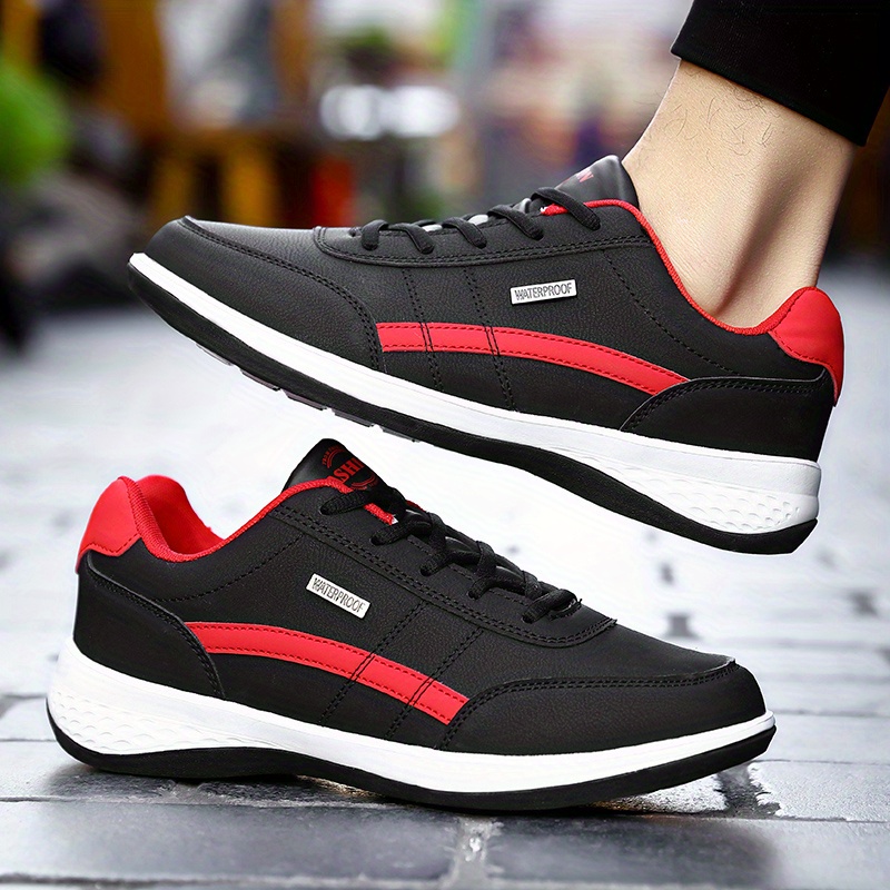 mens running shoes lace up sneakers athletic shoes shock absorbing and breathable details 5
