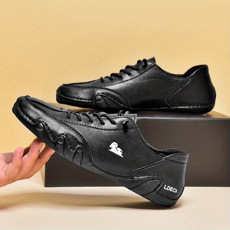 casual walking shoes, mens lace up sneakers casual walking shoes comfortable and breathable details 2