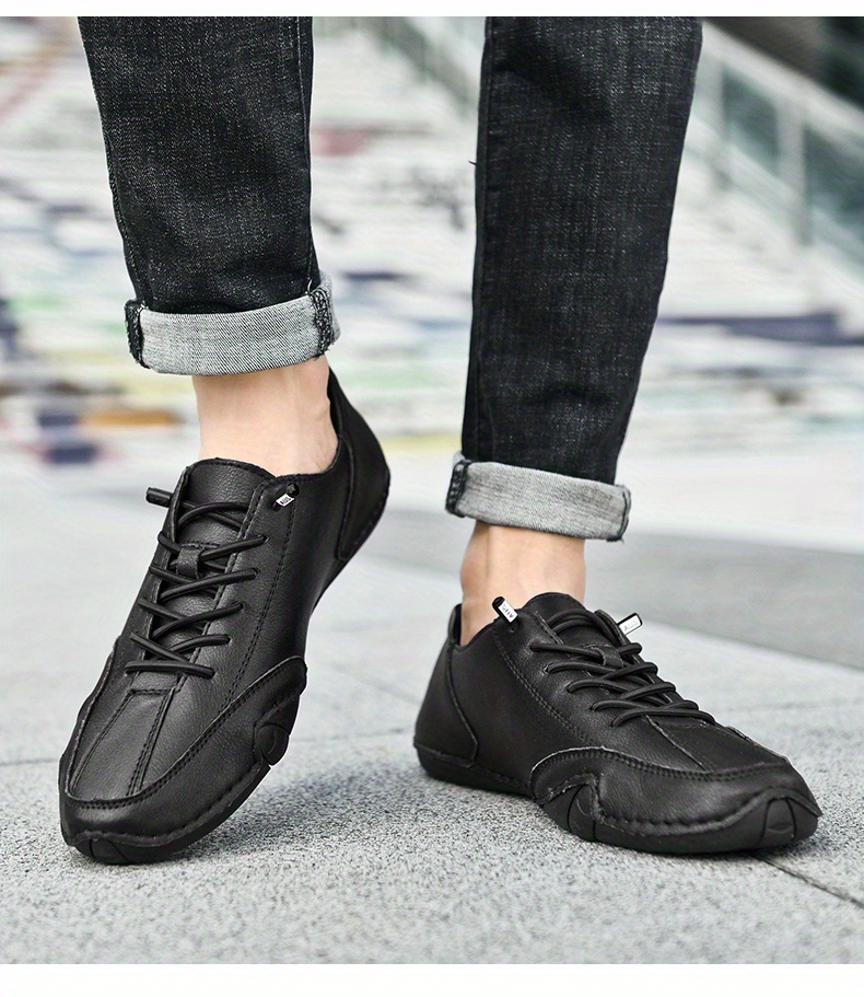 casual walking shoes, mens lace up sneakers casual walking shoes comfortable and breathable details 7
