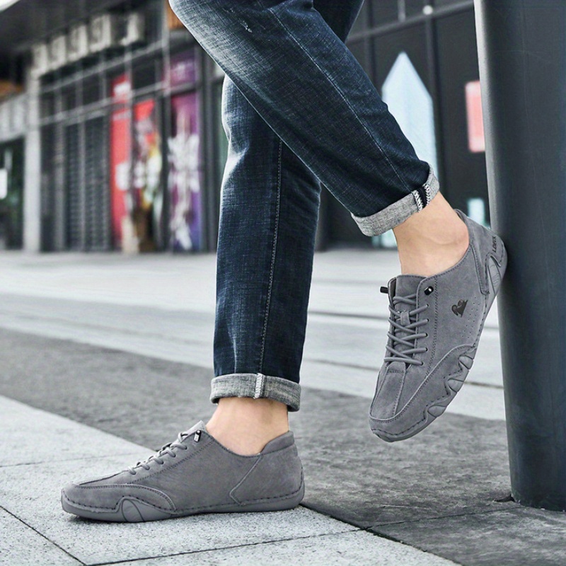 casual walking shoes, mens lace up sneakers casual walking shoes comfortable and breathable details 8