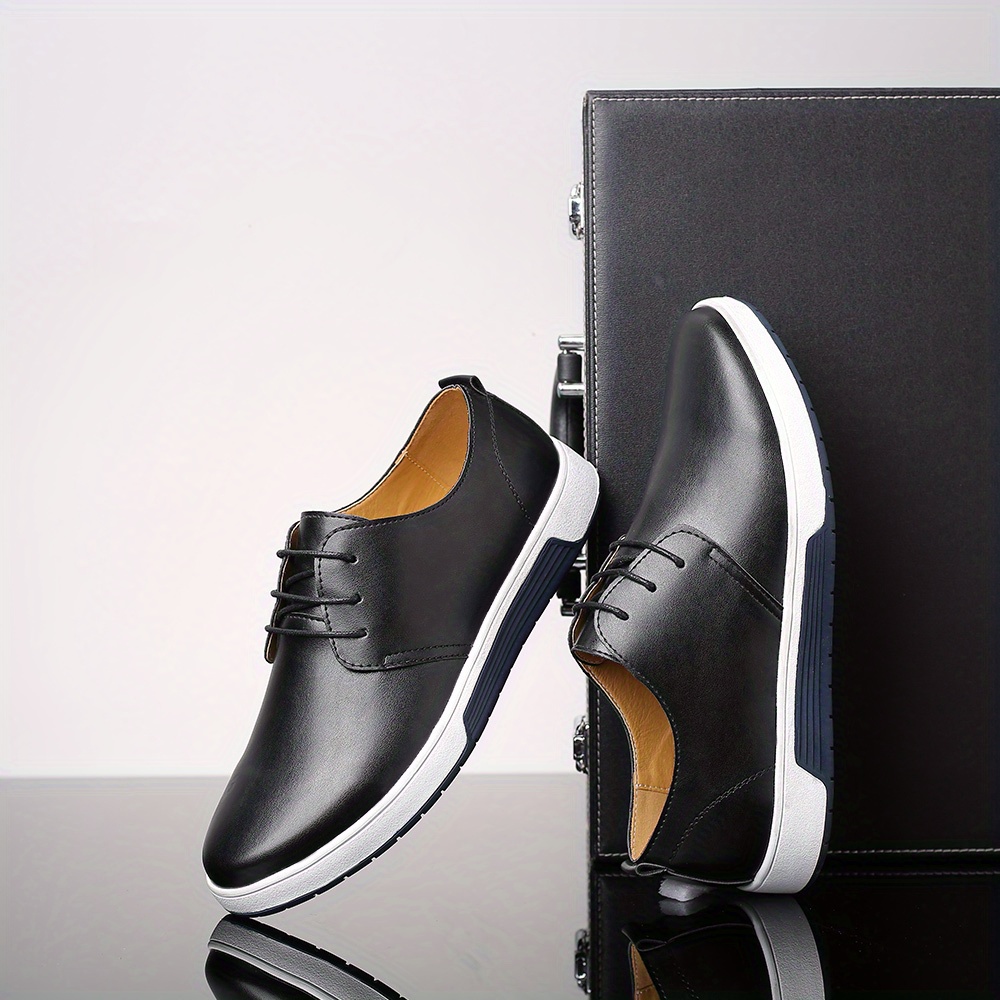 mens casual oxford shoes outdoor lightweight dress shoes for business office walking sneakers mens footwear details 0