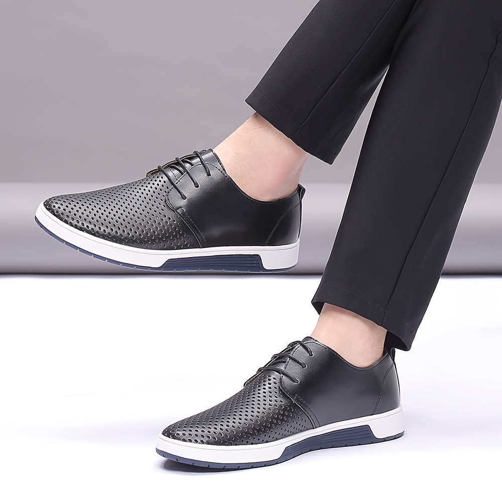 mens casual oxford shoes outdoor lightweight dress shoes for business office walking sneakers mens footwear details 2