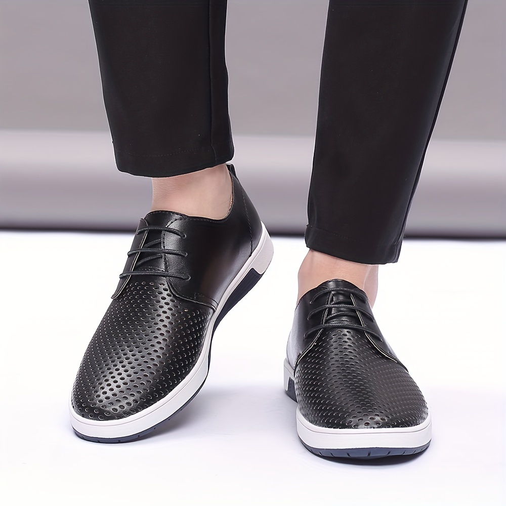 mens casual oxford shoes outdoor lightweight dress shoes for business office walking sneakers mens footwear details 3