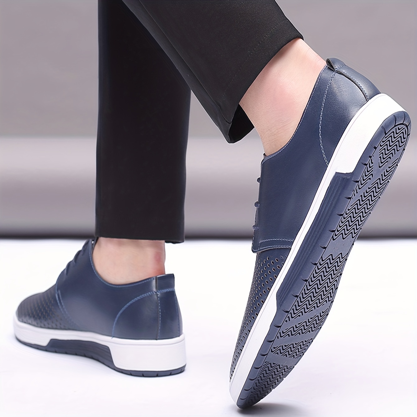 mens casual oxford shoes outdoor lightweight dress shoes for business office walking sneakers mens footwear details 4