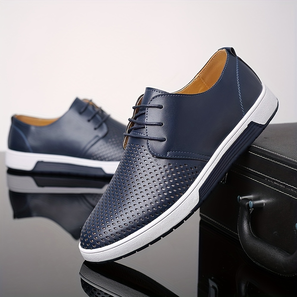 mens casual oxford shoes outdoor lightweight dress shoes for business office walking sneakers mens footwear details 5