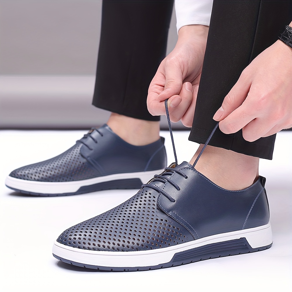 mens casual oxford shoes outdoor lightweight dress shoes for business office walking sneakers mens footwear details 6
