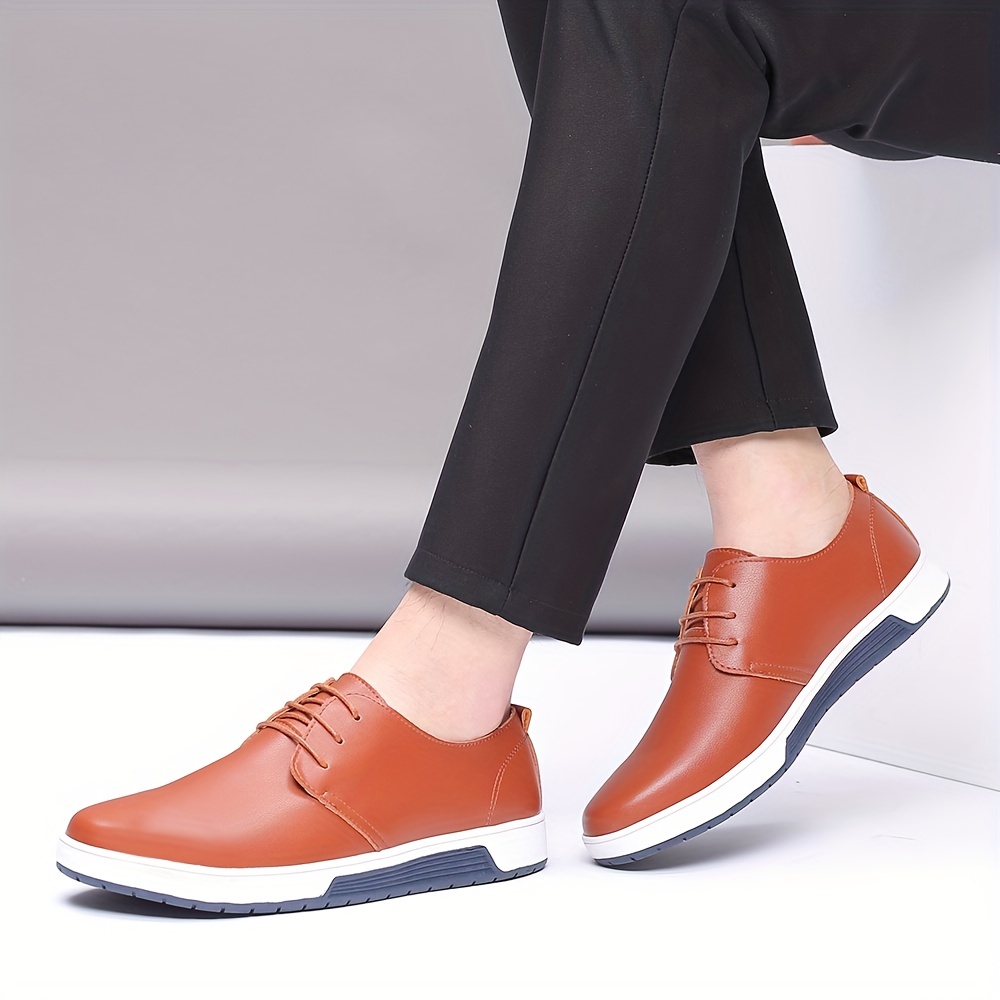 mens casual oxford shoes outdoor lightweight dress shoes for business office walking sneakers mens footwear details 9