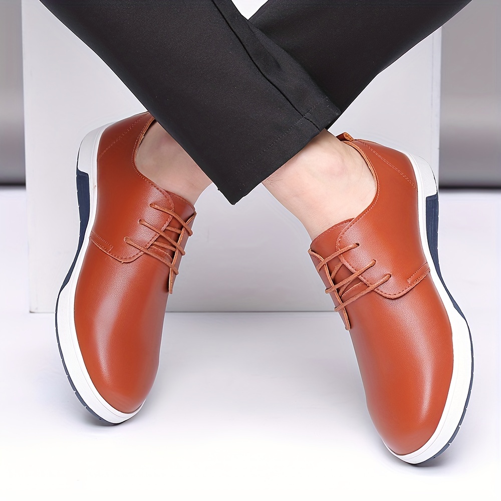 mens casual oxford shoes outdoor lightweight dress shoes for business office walking sneakers mens footwear details 10