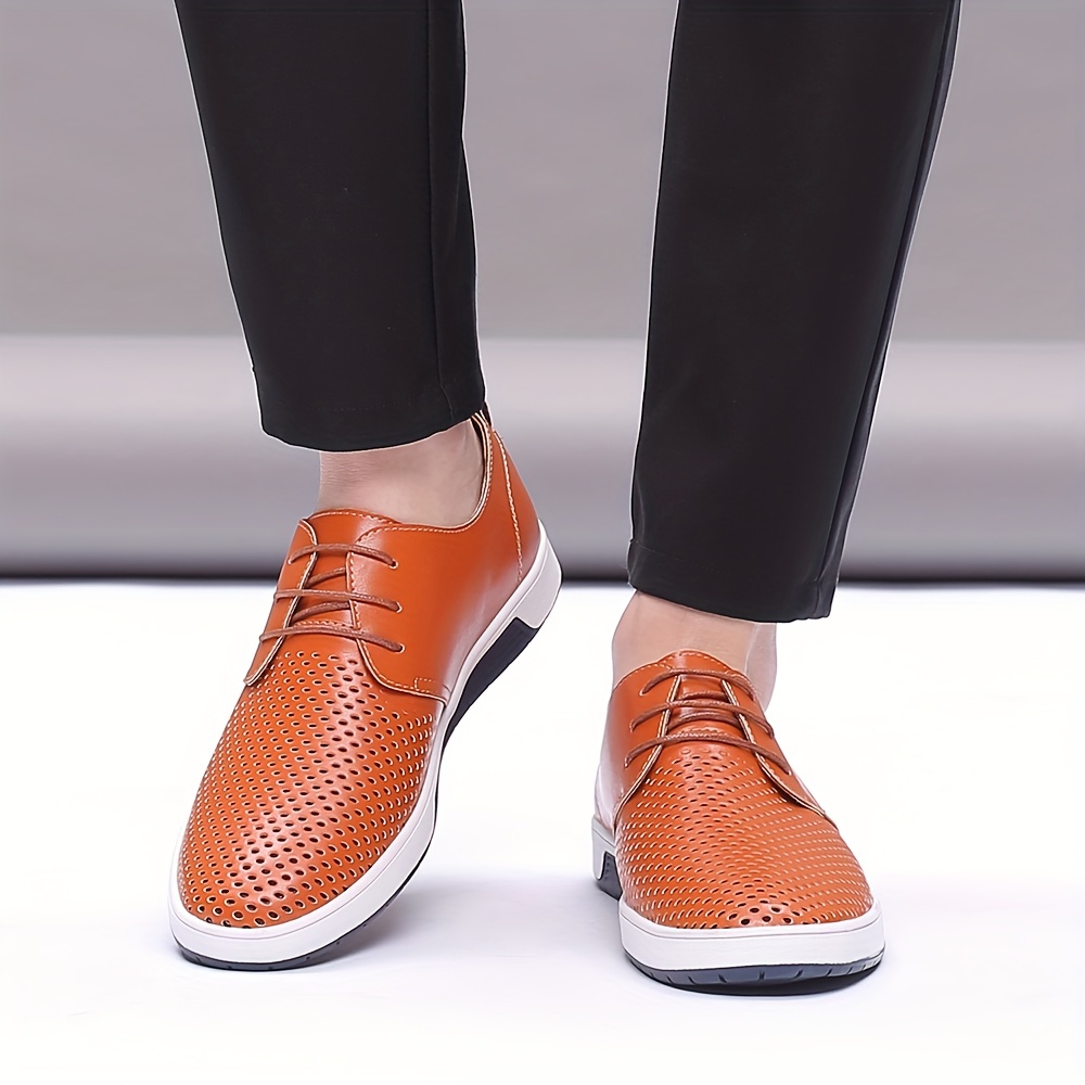 mens casual oxford shoes outdoor lightweight dress shoes for business office walking sneakers mens footwear details 12