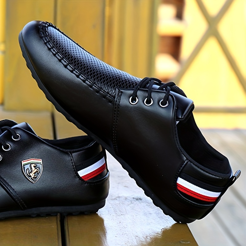 mens derby shoes casual walking shoes lace up front shoes for men details 6