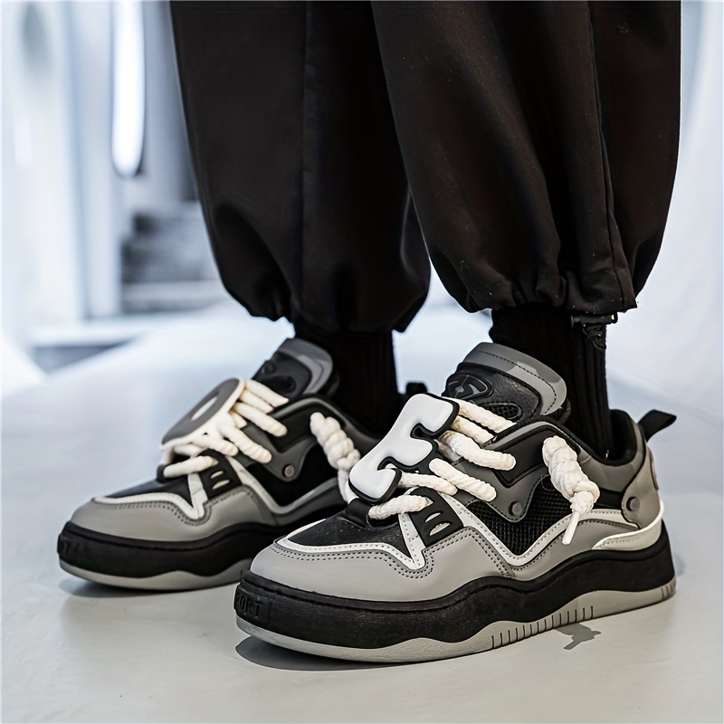lace up sneakers, mens lace up sneakers novel design skate shoes with good grip breathable details 7