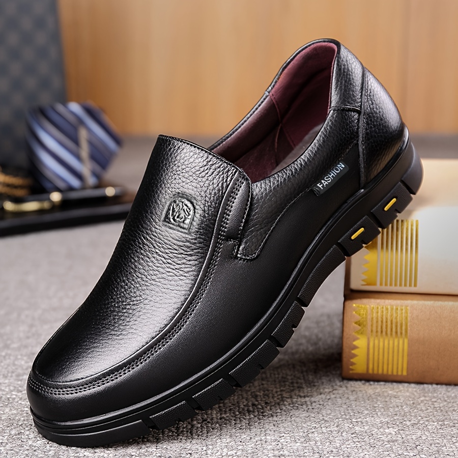 mens oxford shoes dress shoes durable non slip business formal shoes for wedding business party banquet office details 1