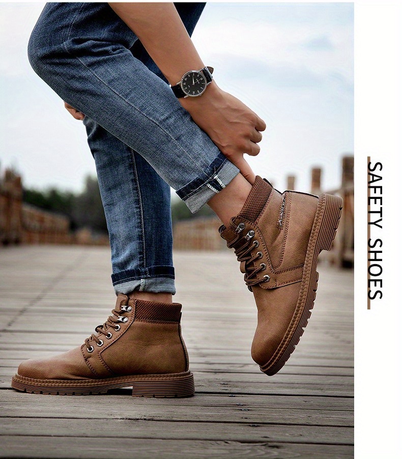 ultra light waterproof safety boots steel toe oil slip resistant anti puncture details 11