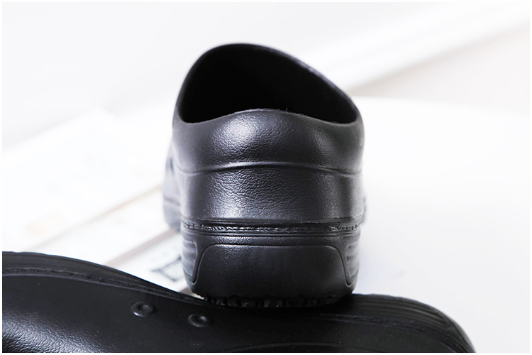 mens waterproof oil proof wear resistant non slip chef shoes details 2