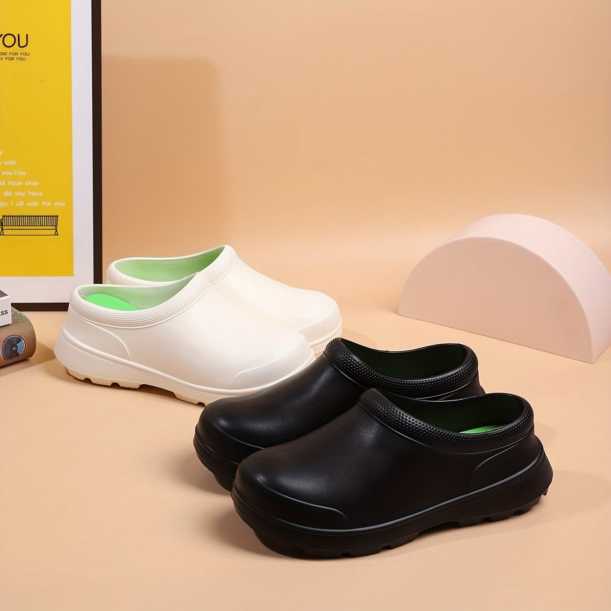 mens chef shoes food service restaurant shoes slip resistant oil resistant shoes for kitchen work shoes details 1