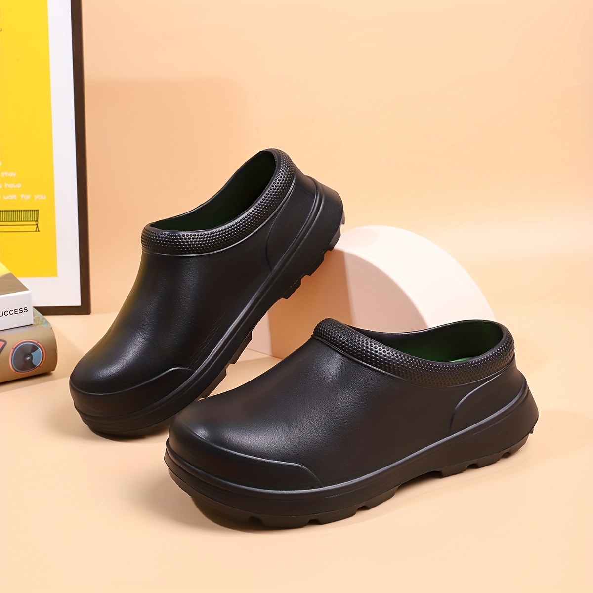 mens chef shoes food service restaurant shoes slip resistant oil resistant shoes for kitchen work shoes details 3
