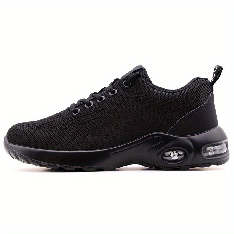 mens puncture proof non slip work safety shoes breathable lace up walking sneakers mens footwear details 1