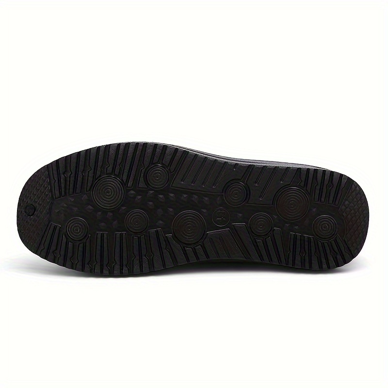 mens solid non slip waterproof oil resistant chef shoes comfy durable casual eva work shoes for mens outdoor activities details 3