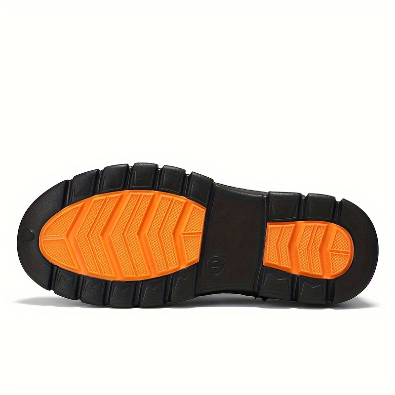 mens food service restaurant shoes slip resistant oil resistant slip on shoes chef shoes for kitchen work shoes autumn and winter details 2