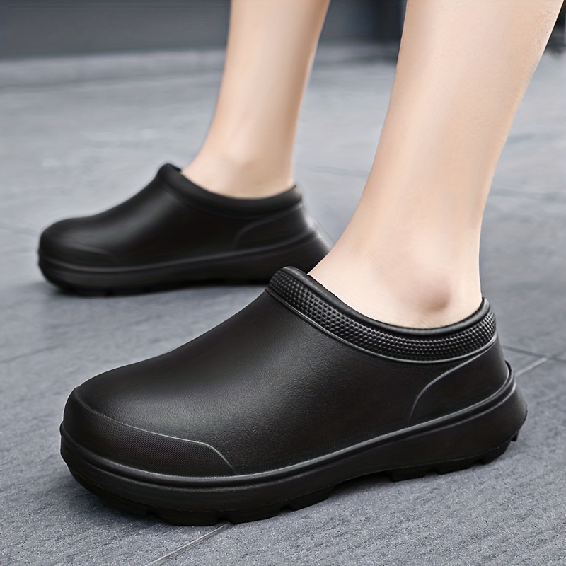 mens food service restaurant shoes slip resistant oil resistant shoes chef shoes for kitchen safety shoes work shoes details 1
