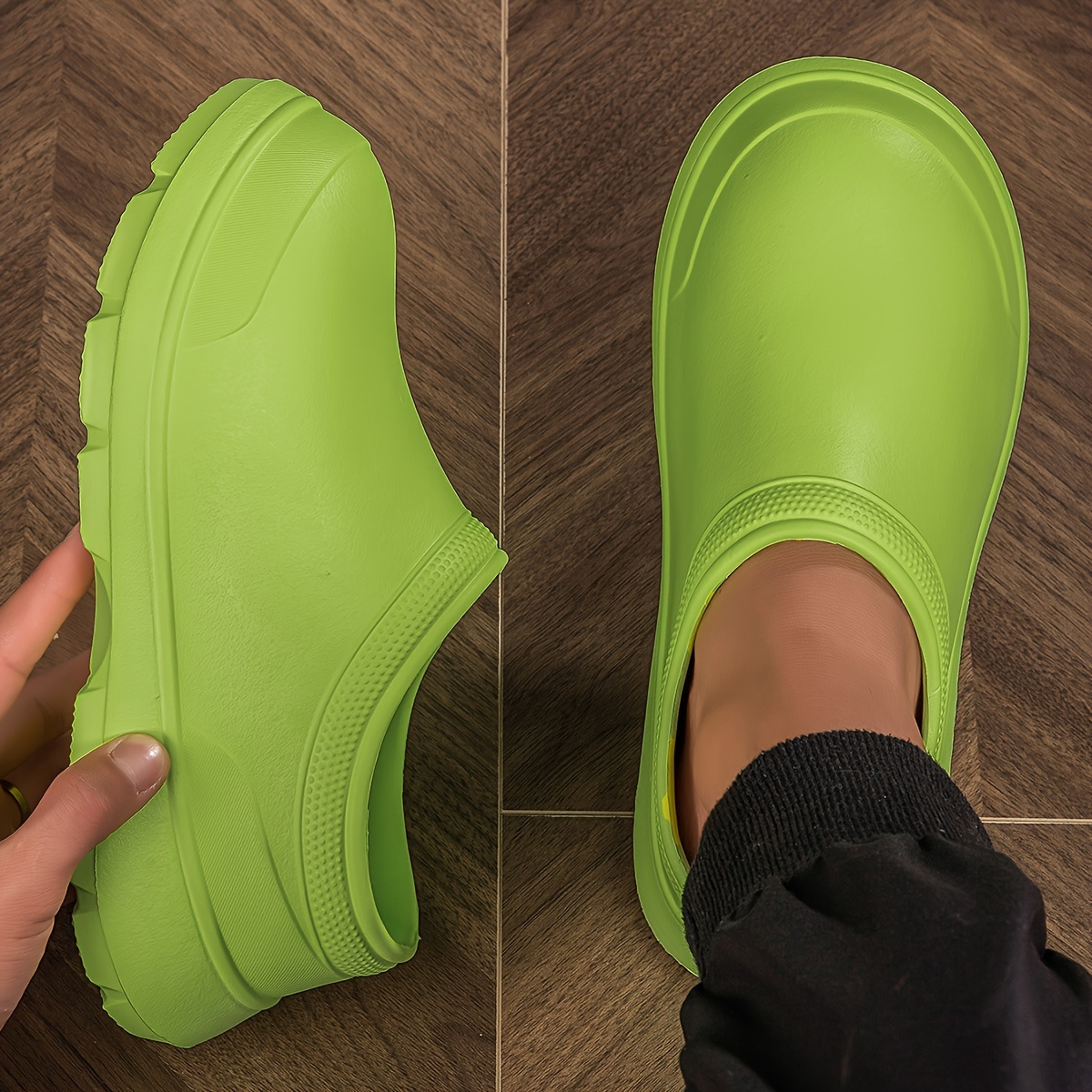mens food service restaurant shoes slip resistant oil resistant shoes chef shoes for kitchen safety shoes work shoes details 3