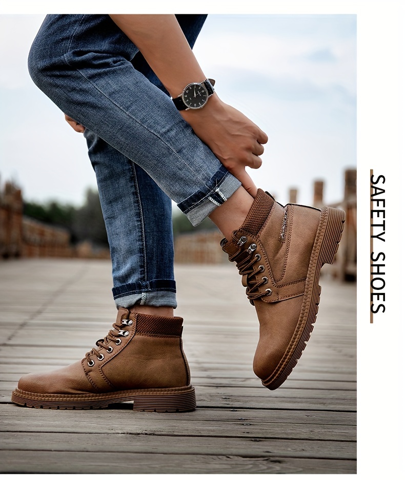 puncture proof industrial safety steel toe boots, oil slip resistant safety shoes anti static water resistant work boots puncture proof industrial safety steel toe boots details 17