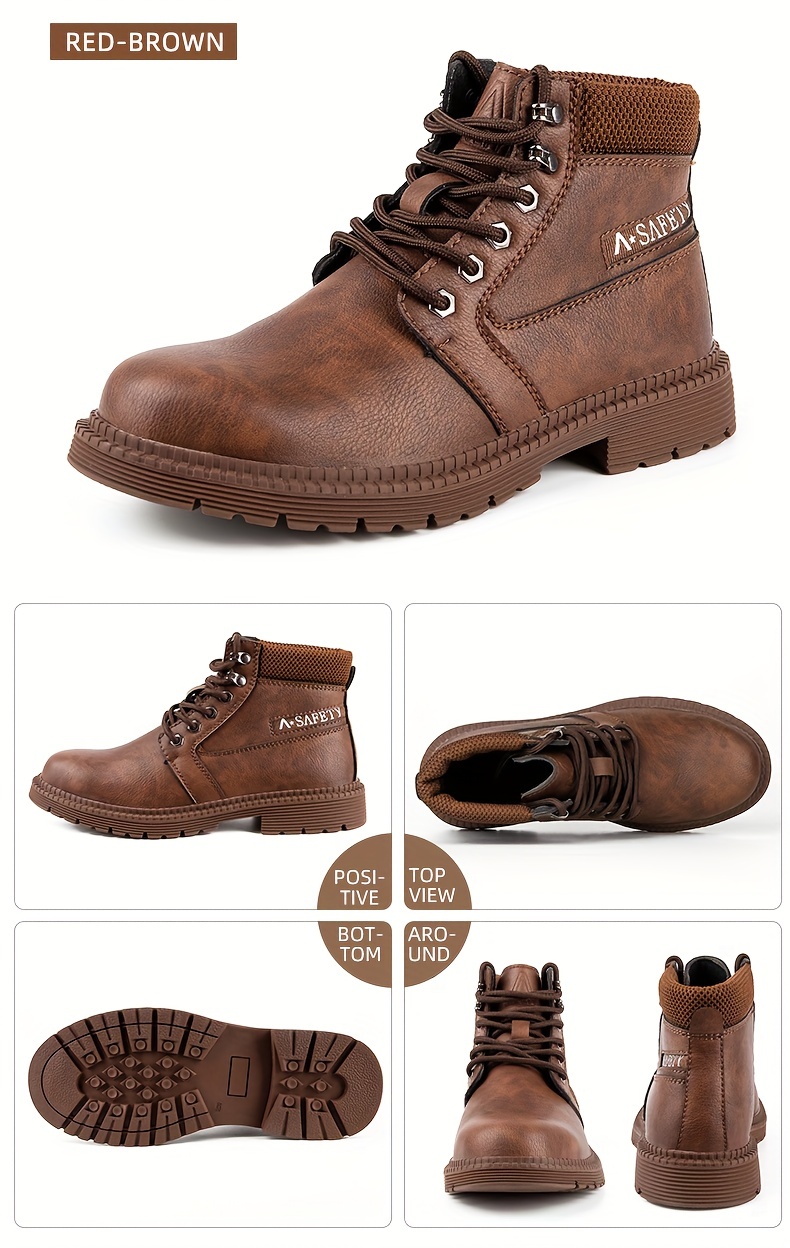 puncture proof industrial safety steel toe boots, oil slip resistant safety shoes anti static water resistant work boots puncture proof industrial safety steel toe boots details 18