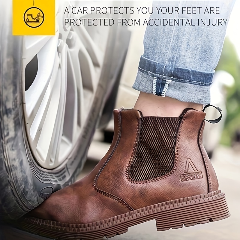puncture proof industrial safety steel toe boots, oil slip resistant safety shoes anti static water resistant work boots puncture proof industrial safety steel toe boots details 25