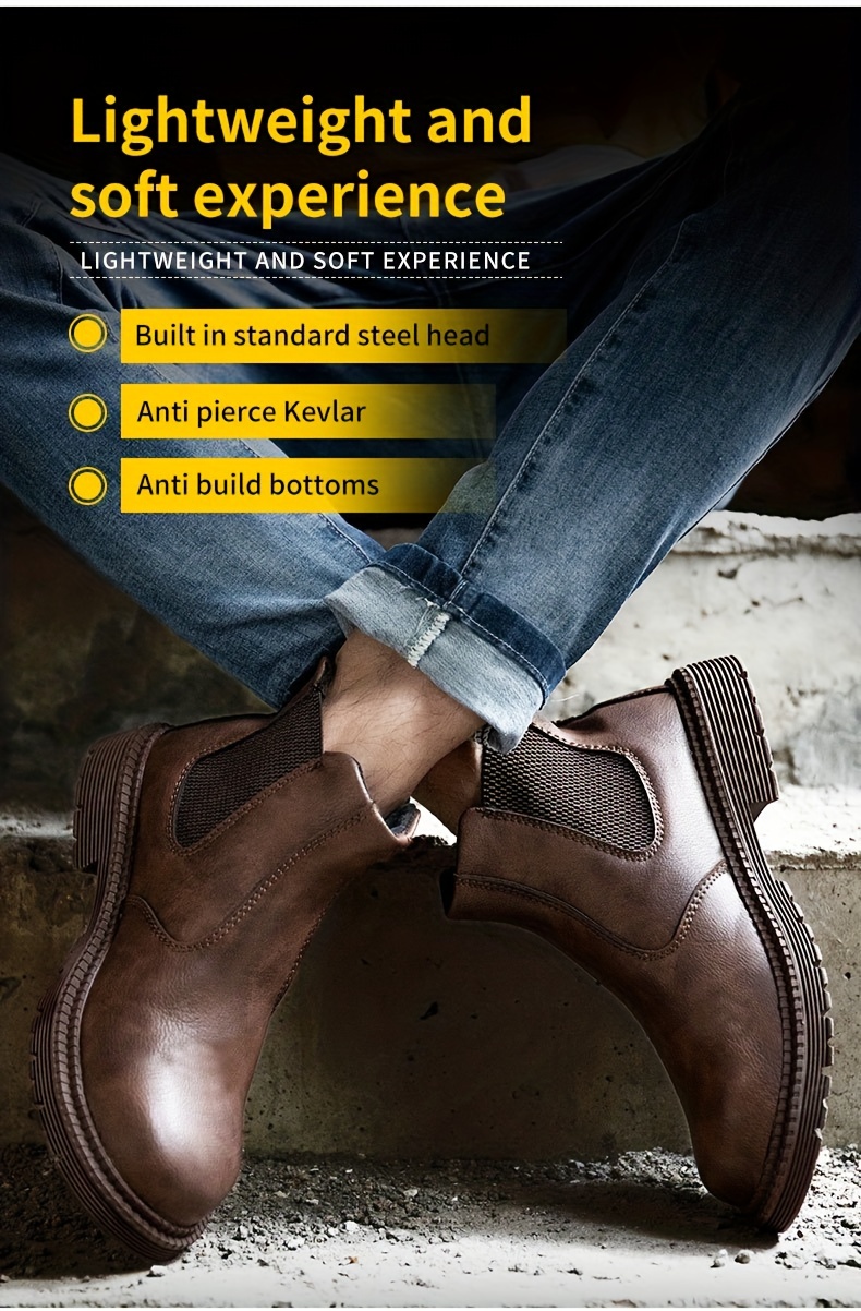 puncture proof industrial safety steel toe boots, oil slip resistant safety shoes anti static water resistant work boots puncture proof industrial safety steel toe boots details 26