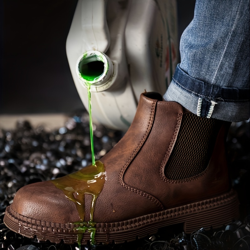 puncture proof industrial safety steel toe boots, oil slip resistant safety shoes anti static water resistant work boots puncture proof industrial safety steel toe boots details 28
