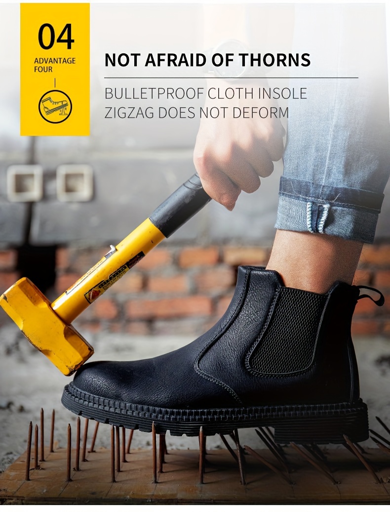puncture proof industrial safety steel toe boots, oil slip resistant safety shoes anti static water resistant work boots puncture proof industrial safety steel toe boots details 36