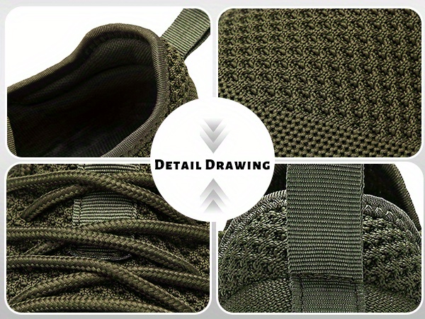mens lightweight breathable non slip running shoes details 5