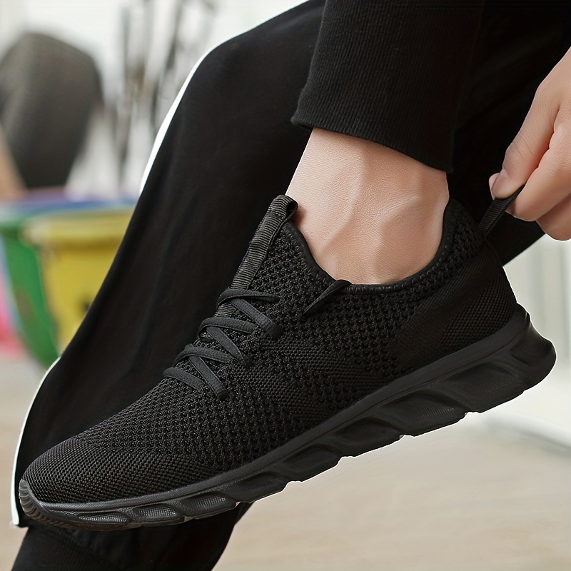 mens lightweight breathable non slip running shoes details 13