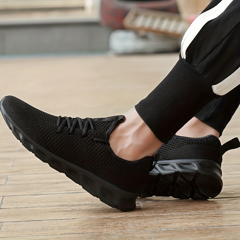 mens lightweight breathable non slip running shoes details 14