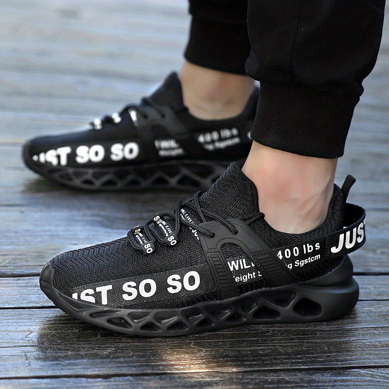 mens running shoes slip on sneakers with shoelaces odor resistant athletic shoes lightweight and breathable details 0