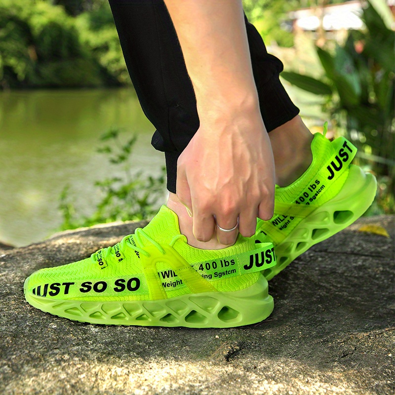 mens running shoes slip on sneakers with shoelaces odor resistant athletic shoes lightweight and breathable details 8