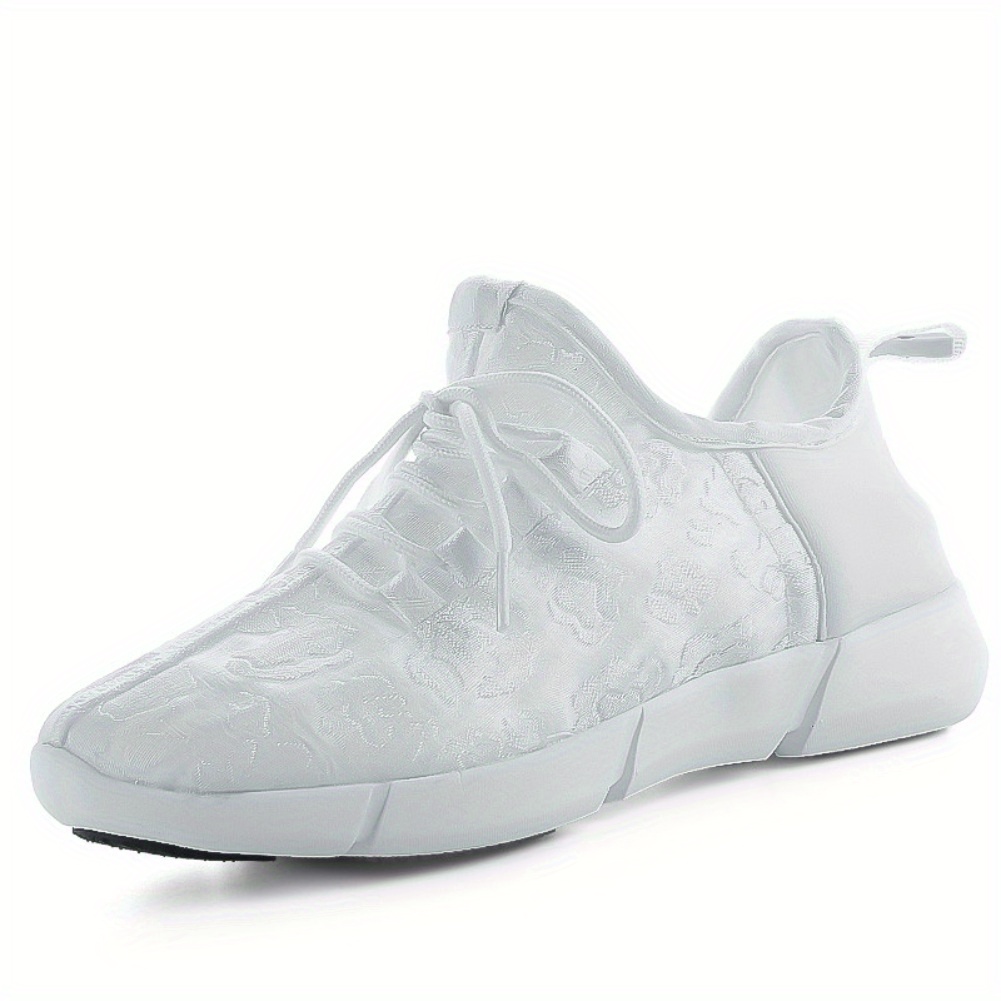 fiber optic shoes for party and casual shoes for men and women usb recharge glowing sneakers man light up shoes lightweight casual shoes details 16