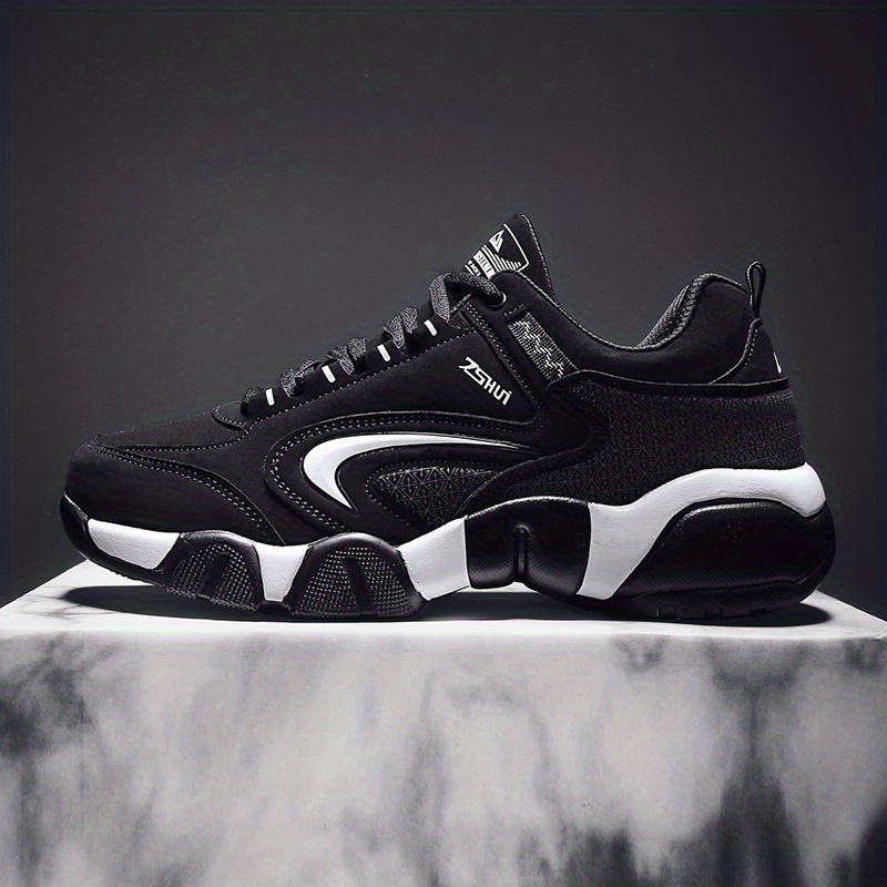 black shoes, winter padded thickening warm high top cotton shoes mens sports shoes middle aged travel shoes dad shoes black shoes men details 9