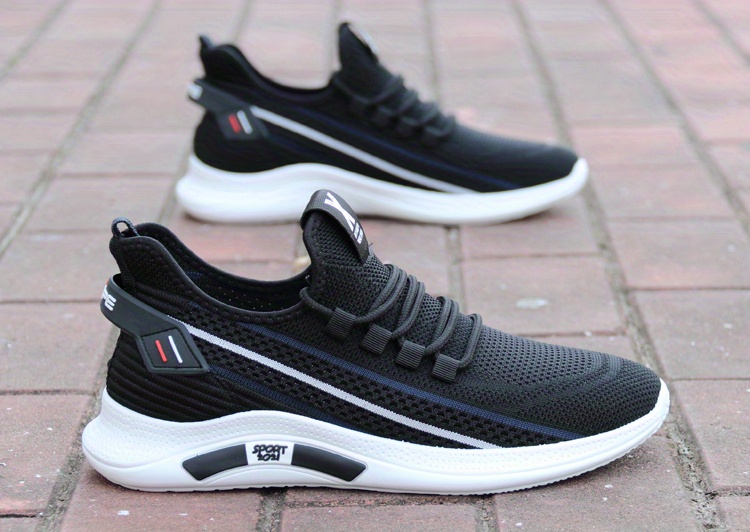 mens lace up sneakers lightweight breathable walking shoes non slip and odor resistant details 5