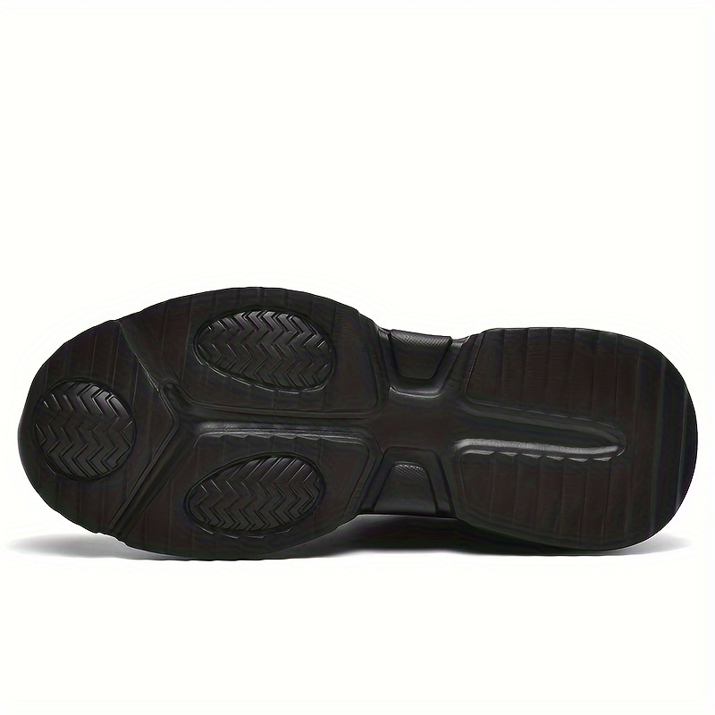 mens wear resistant sneakers easily wiped clean athletic shoes breathable lace ups details 3
